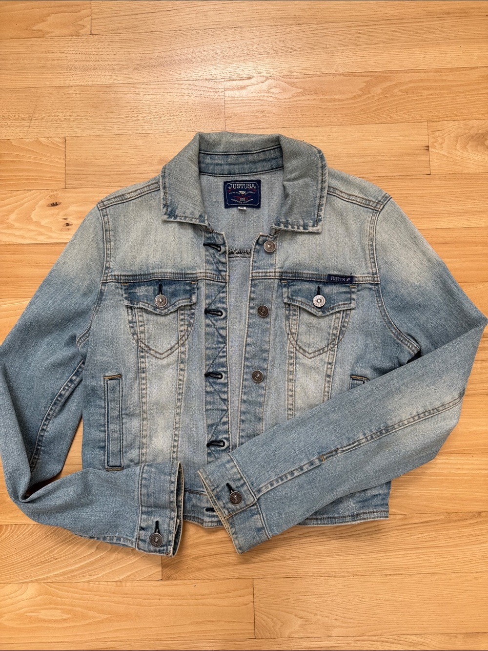 Just USA denim jean jacket M